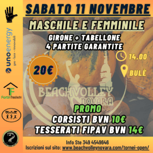 TORNEO SABATO 11/11/2023 - FEMMINILE