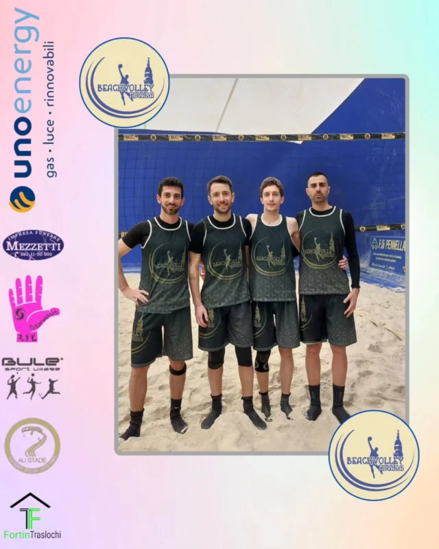 Risultati del weekend di Beach Volley Novara

4° Team Amatoriale M - Galliate (NO)
Emanuele Bizzotro
Mattia Nasto
Michele Landi
Antonio Concio

5° Team Amatoriale F - Lavagna (GE)
Valentina Girotti
Roberta Mandelli
Martina Atanassi
Lucia Bassetti 
Chiara Ceccarello
Francesca Caprara

🥉Team Over 43 M - Stezzano (BG)
Antonio Malerba
Bruno Giro
Fabio Cardoletti 
Duglas Santomassimo 

*Buona sabbia a tutti*