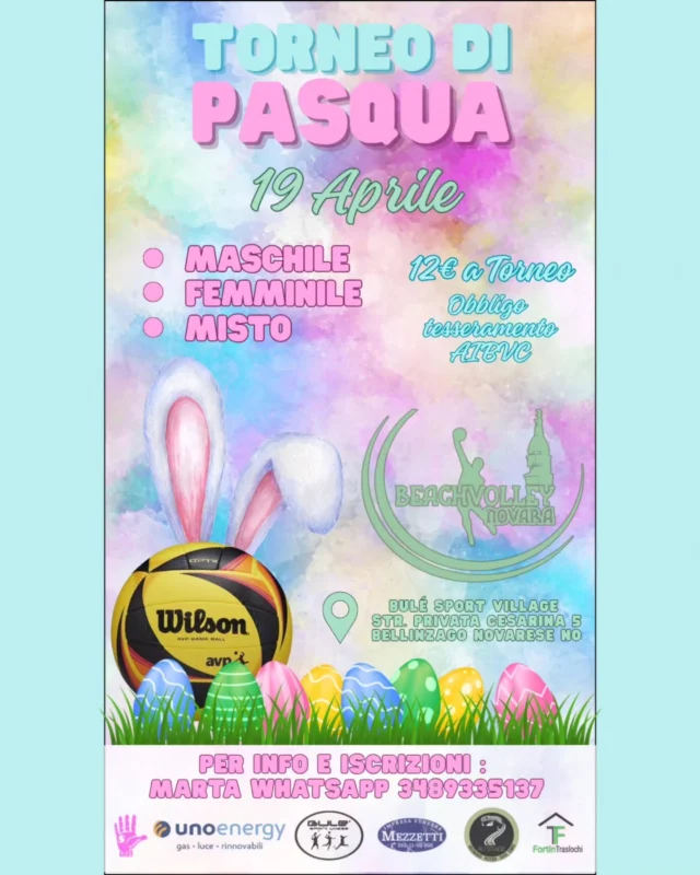 Torneo di Pasqua!!!! 

#beachvolley #bvn #corsi #divertimento #passione #novara #sport #amicizia #donttouchmysand
@unoenergy @stanem @fortin_traslochi @bulesportvillage @impresafunebremezzetti @ristorante_austade_bellinzago